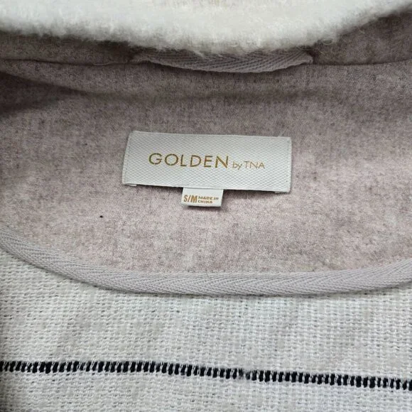 Aritzia Golden By TNA Wool Blend Hooded Cape Poncho - Size Small/Medium - Picture 5 of 9